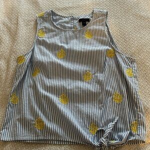 J crew sleeveless top